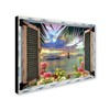 Trademark Fine Art Leo Kelly 'Tropical Window to Paradise III' Canvas Art, 35x47 MA0864-C3547GG